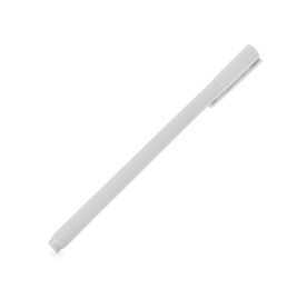 Photo of One stylish pen in air isolated on white