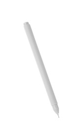 Photo of One stylish pen in air isolated on white