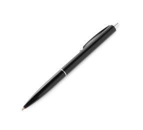 Photo of One stylish pen isolated on white. Office supply