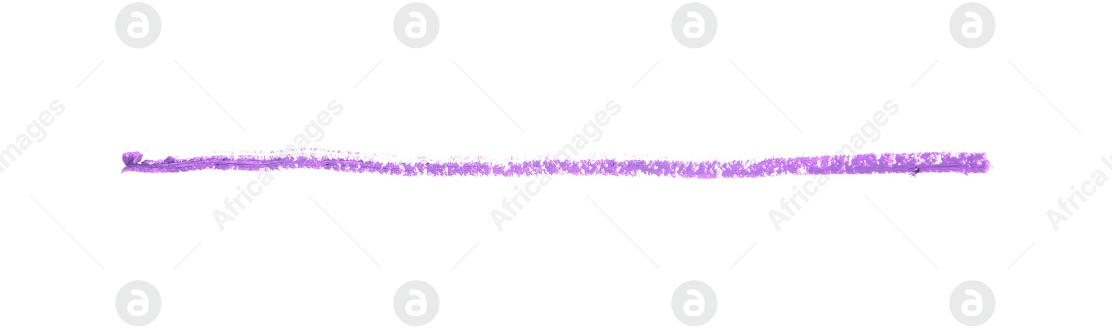 Purple eye pencil stroke isolated on white, top view Photo of Purple eye pencil stroke isolated on white, top view