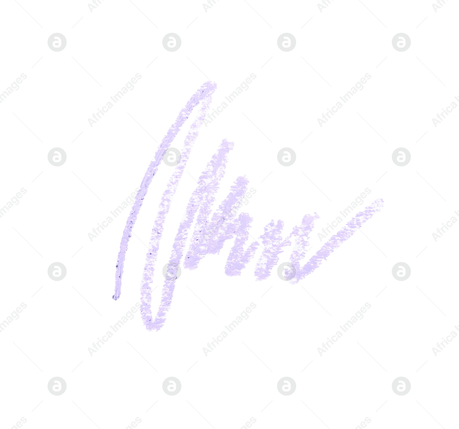 Lilac eye pencil strokes isolated on white, top view Photo of Lilac eye pencil strokes isolated on white, top view
