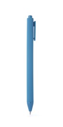 Photo of One stylish pen in air isolated on white