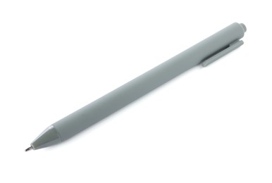 Photo of One stylish pen isolated on white. Office supply