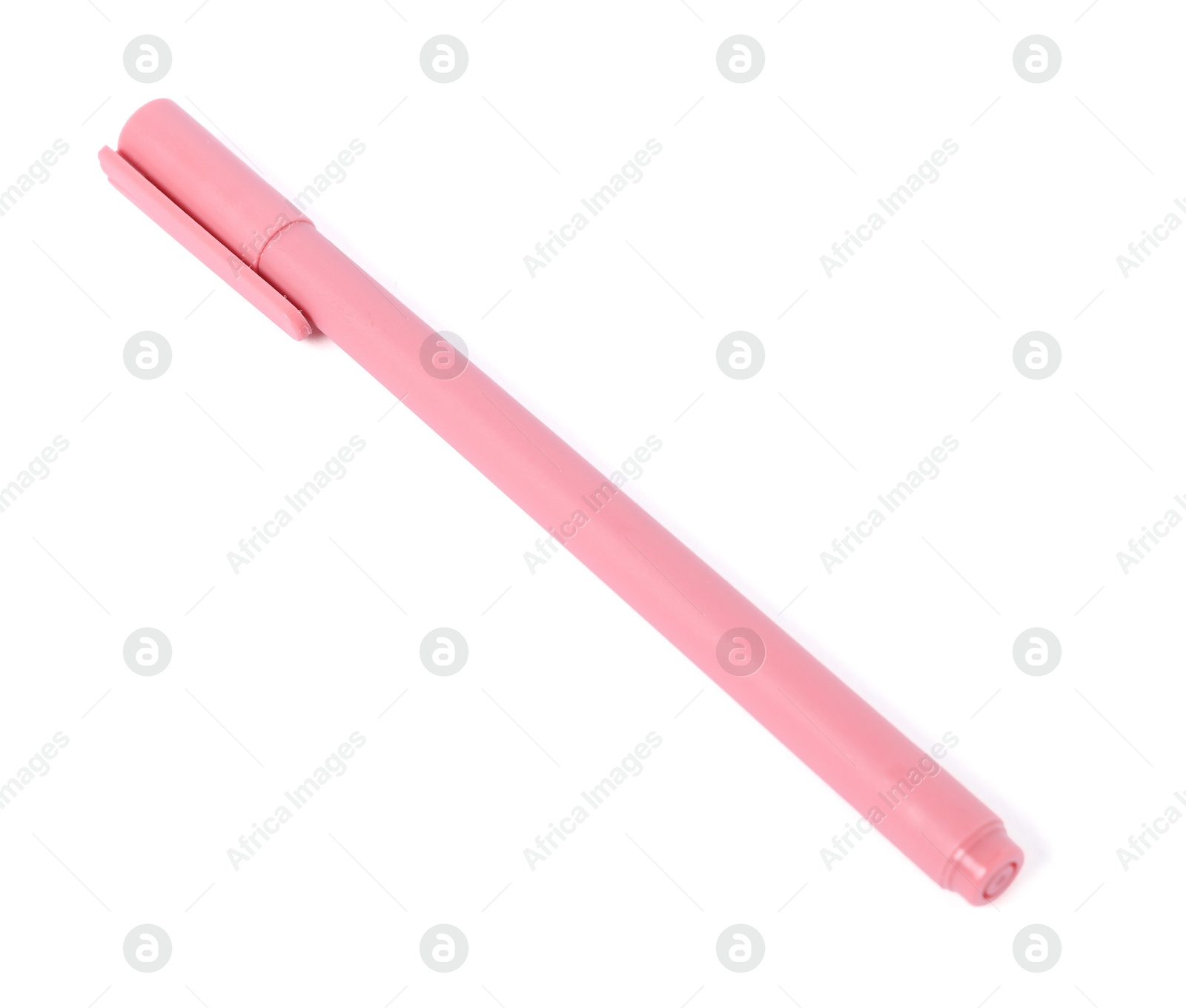 One stylish pen isolated on white. Office supply Photo of One stylish pen isolated on white. Office supply