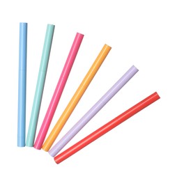 Photo of Bright twist up eye pencils isolated on white