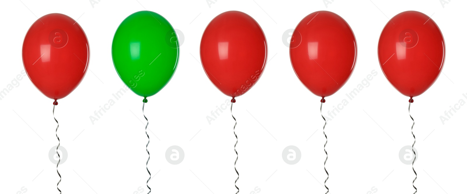 Individuality, uniqueness, different. Green balloon among red ones on white background Image of Individuality, uniqueness, different. Green balloon among red ones on white background