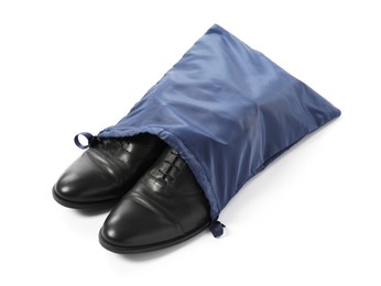 Photo of Packing nag with shoes isolated on white
