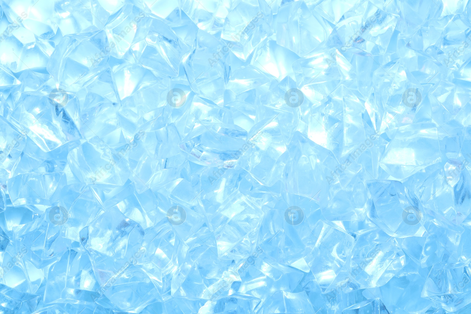 Cubes of clear ice as background, closeup Photo of Cubes of clear ice as background, closeup