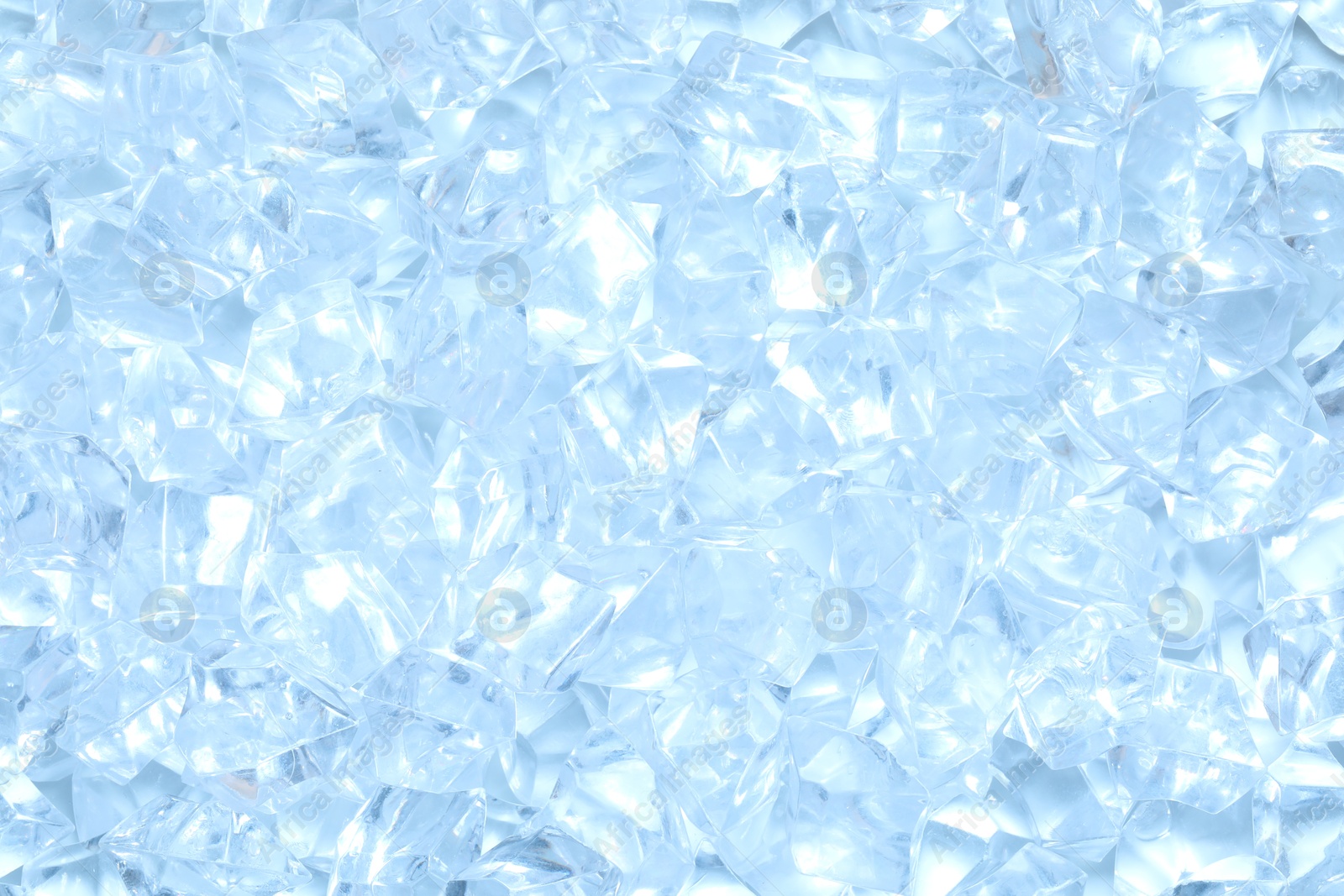 Cubes of clear ice as background, closeup Photo of Cubes of clear ice as background, closeup