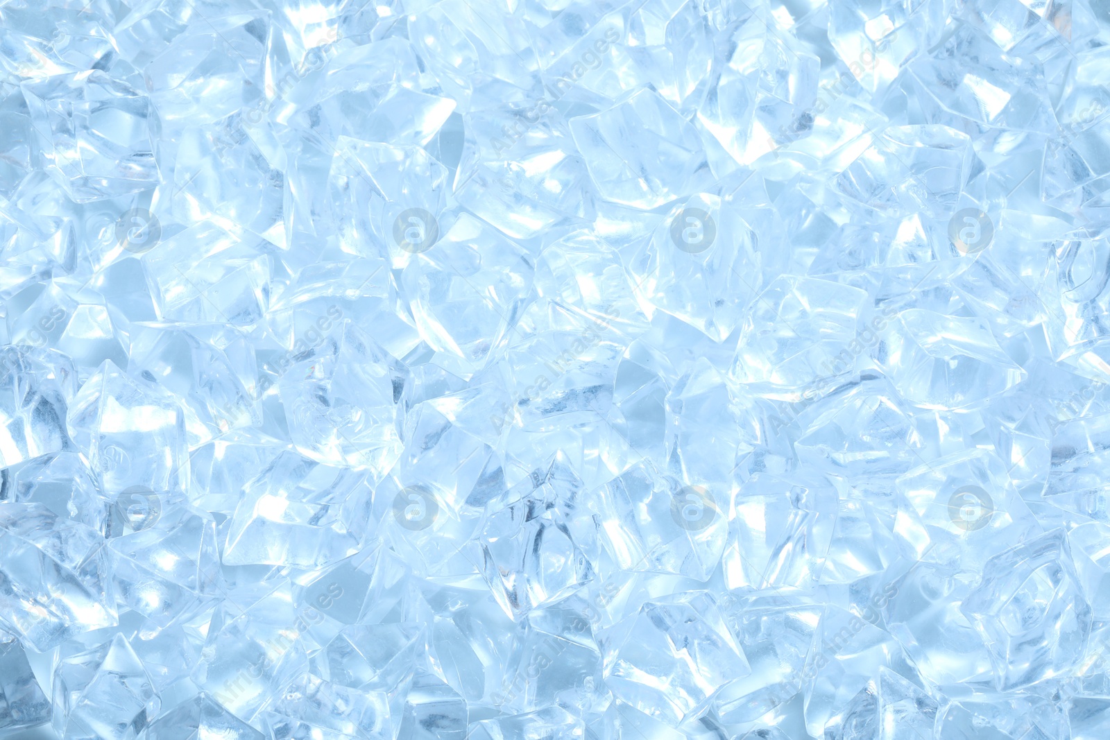 Cubes of clear ice as background, closeup Photo of Cubes of clear ice as background, closeup