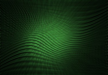 Image of Cyberspace with warped stream of digital code on black background