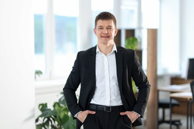 Photo of Portrait of handsome middle aged man indoors