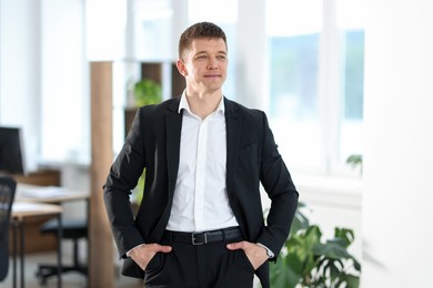 Photo of Portrait of handsome middle aged man indoors