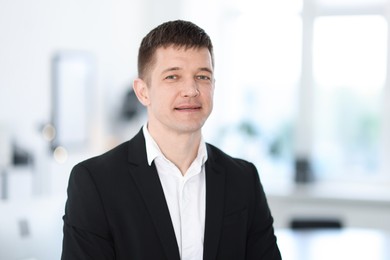 Photo of Portrait of handsome middle aged man indoors