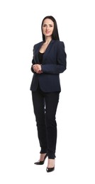 Photo of Full-length portrait of professional psychologist on white background
