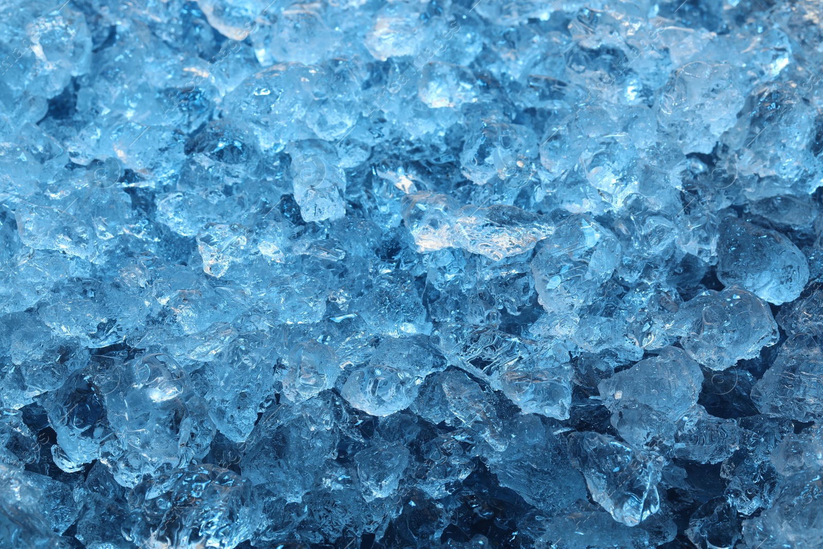 Cubes of clear ice as background, closeup Photo of Cubes of clear ice as background, closeup