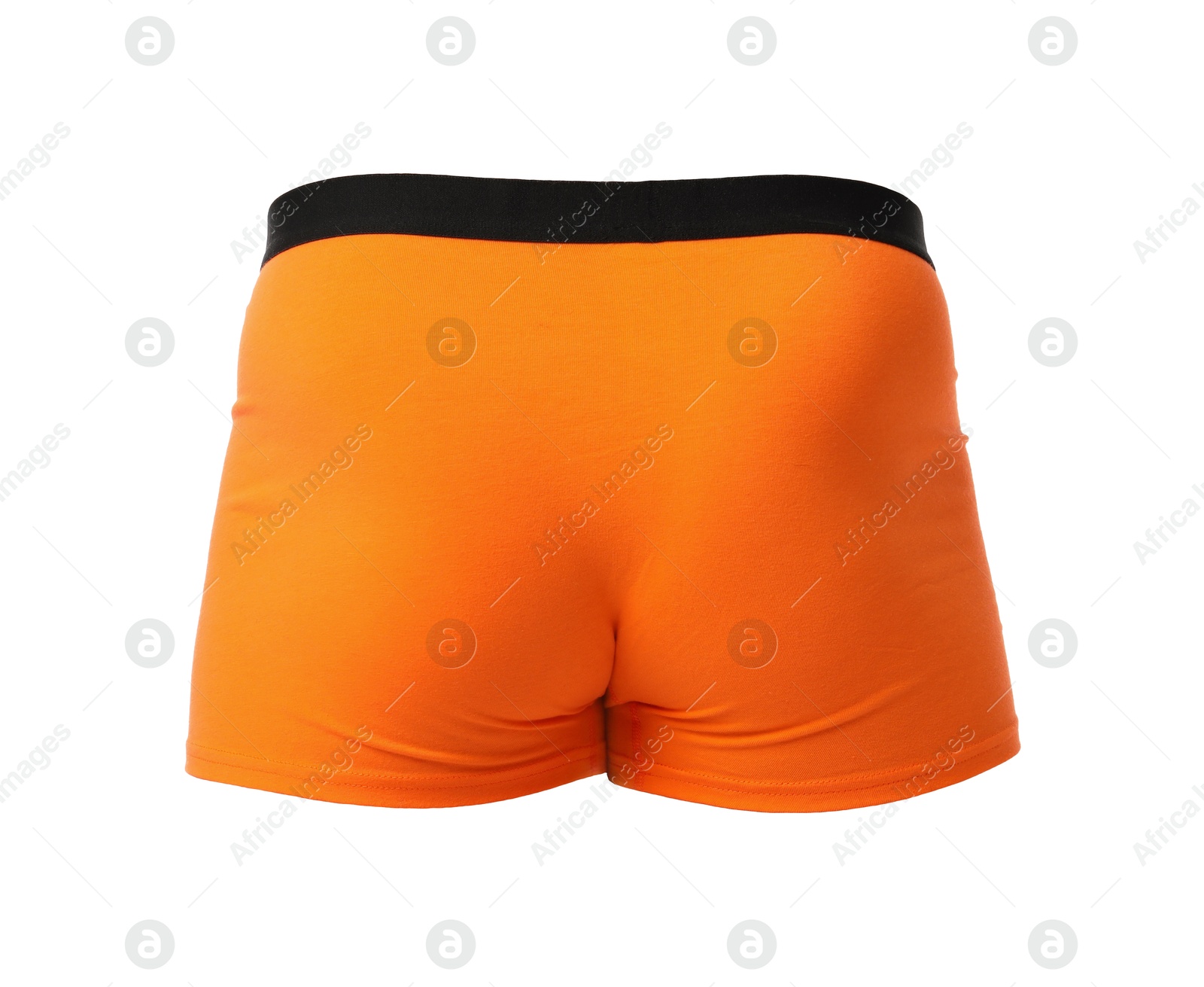 Comfortable orange menʼs underwear isolated on white Image of Comfortable orange menʼs underwear isolated on white