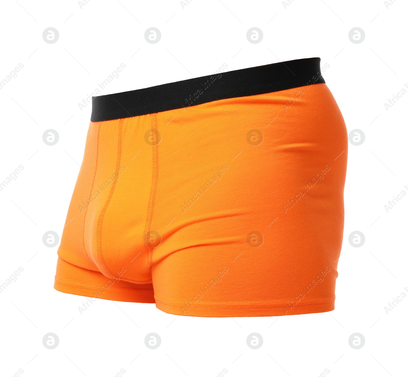 Comfortable orange menʼs underwear isolated on white Image of Comfortable orange menʼs underwear isolated on white