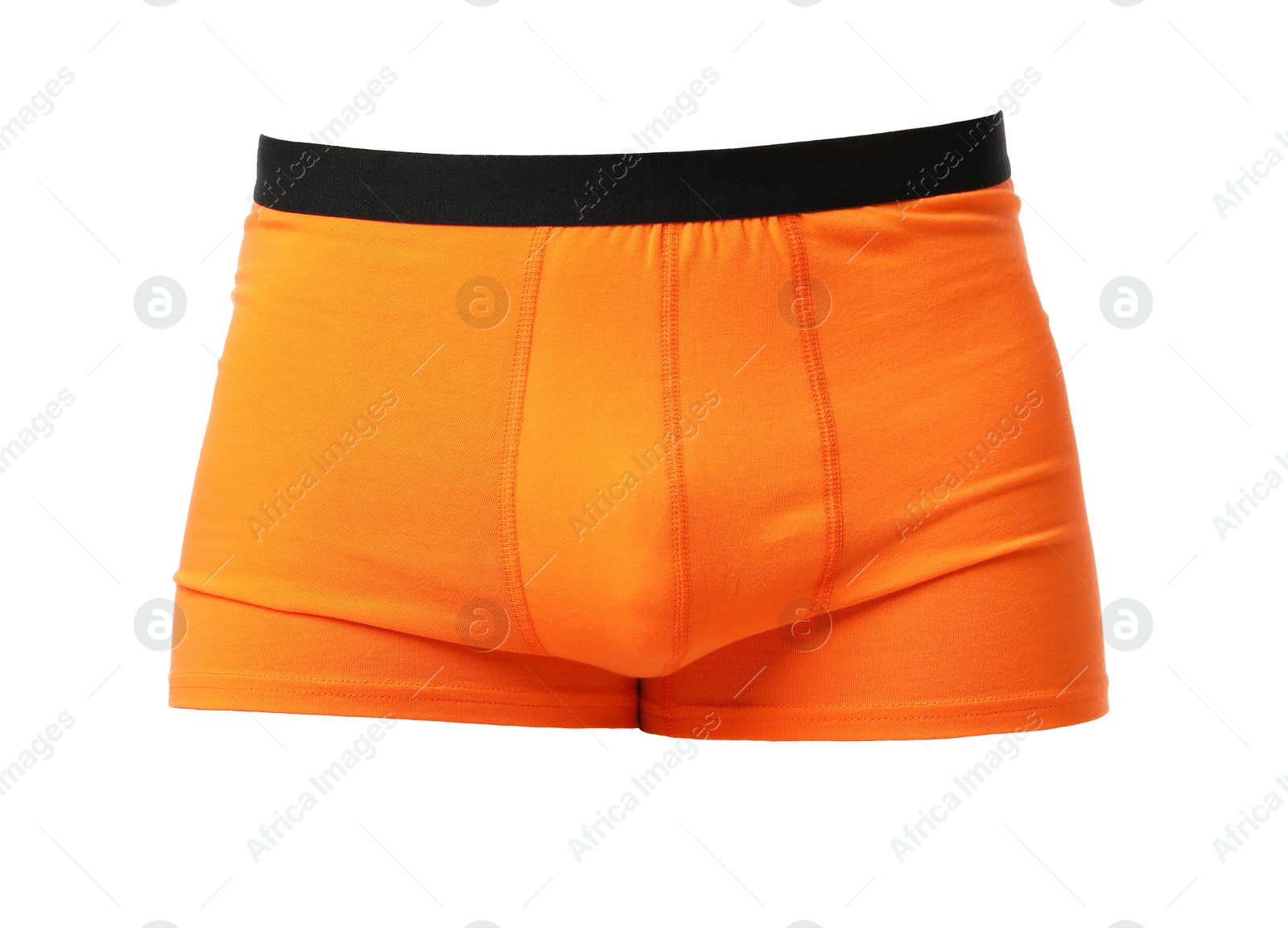 Comfortable orange menʼs underwear isolated on white Image of Comfortable orange menʼs underwear isolated on white
