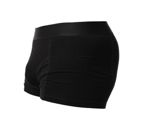 Image of Comfortable black menʼs underwear isolated on white