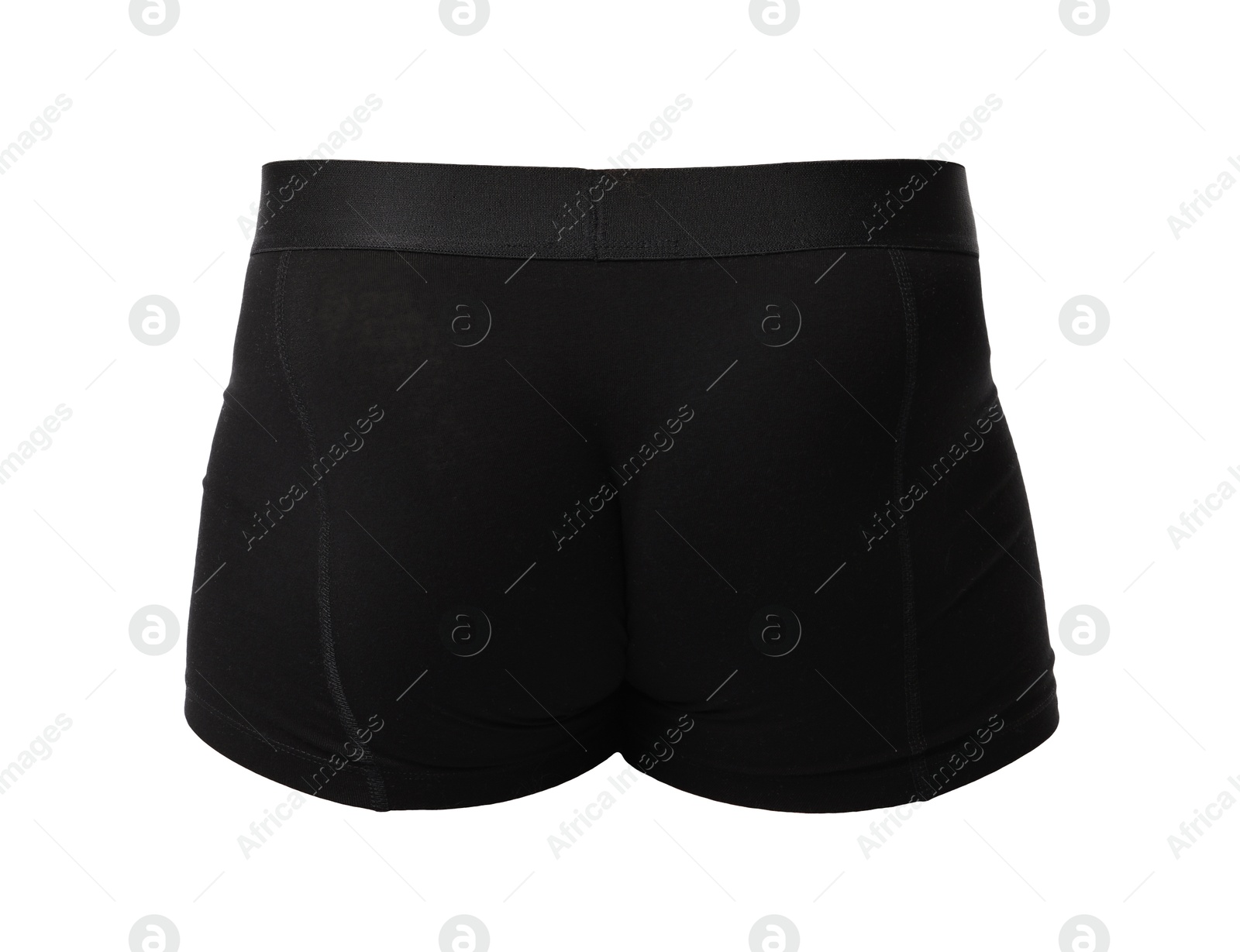 Comfortable black menʼs underwear isolated on white Image of Comfortable black menʼs underwear isolated on white