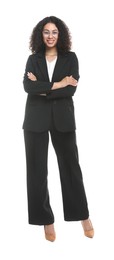 Photo of Full-length portrait of professional psychologist on white background