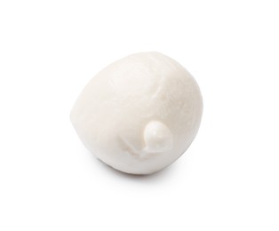 Photo of One tasty mozzarella cheese ball isolated on white
