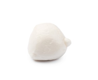 Photo of One tasty mozzarella cheese ball isolated on white