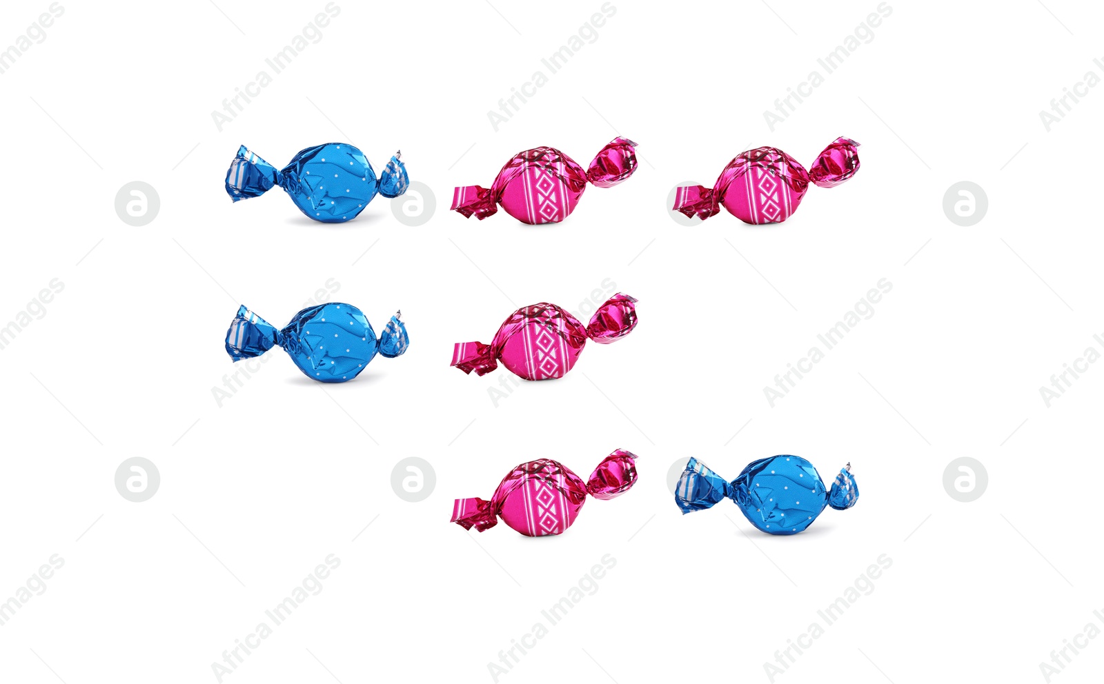 Tic-tac-toe game made of different candies on white background Image of Tic-tac-toe game made of different candies on white background
