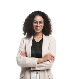 Photo of Portrait of professional psychologist on white background