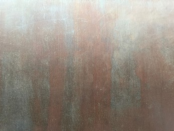 Photo of Texture of metal surface as background, closeup