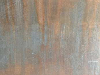 Photo of Texture of metal surface as background, closeup