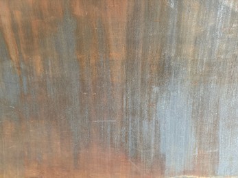 Photo of Texture of metal surface as background, closeup