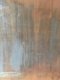 Photo of Texture of metal surface as background, closeup