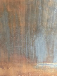 Photo of Texture of metal surface as background, closeup
