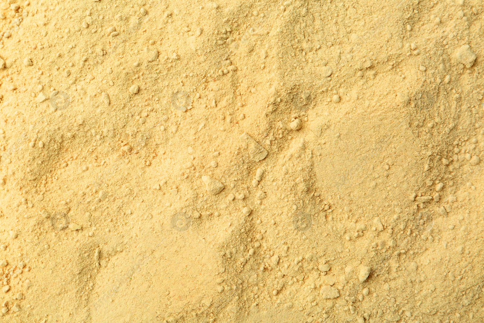 Superfood supplement. Wasabi powder as background, top view Photo of Superfood supplement. Wasabi powder as background, top view