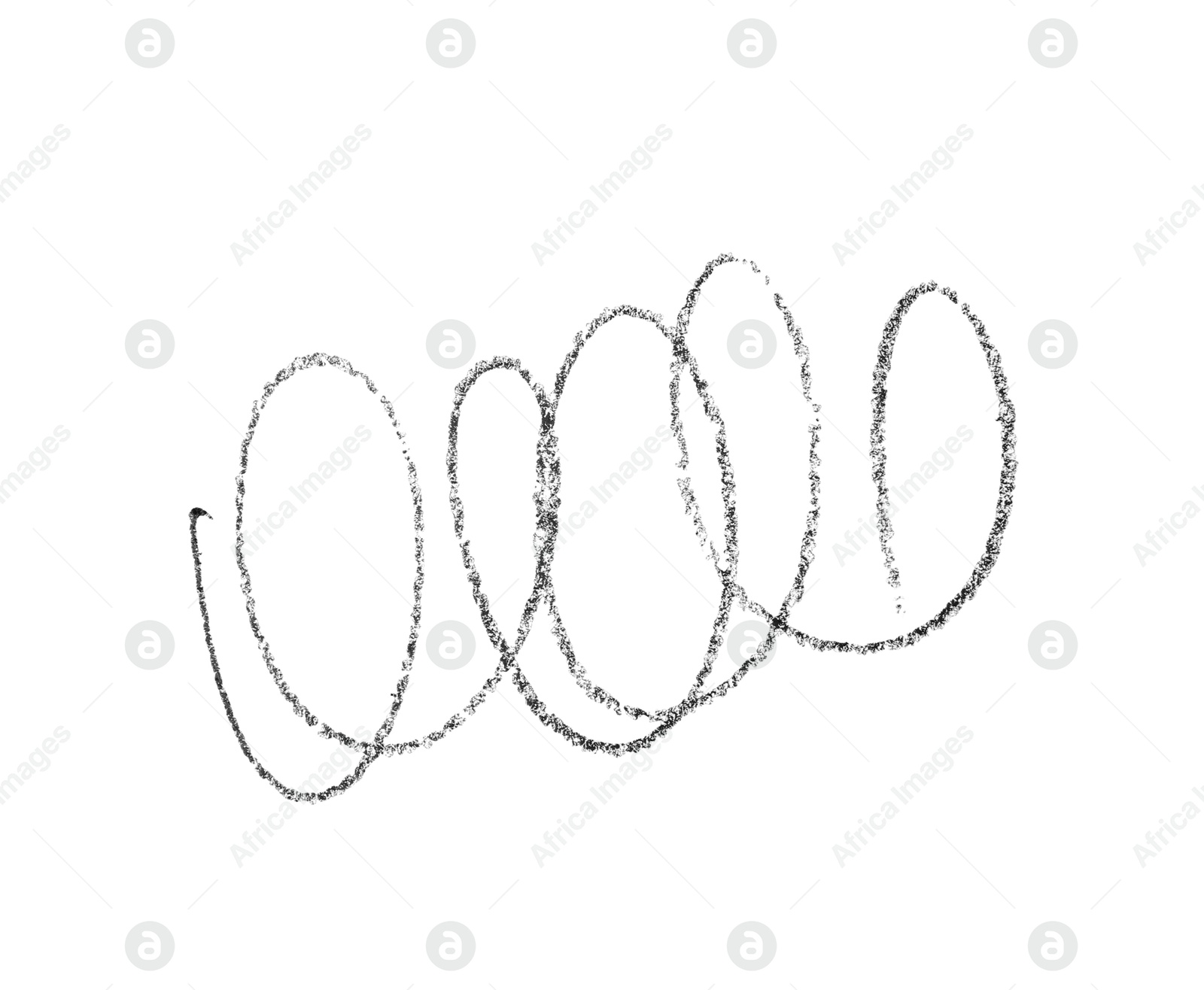 Beautiful eyebrow pencil strokes isolated on white, top view Photo of Beautiful eyebrow pencil strokes isolated on white, top view