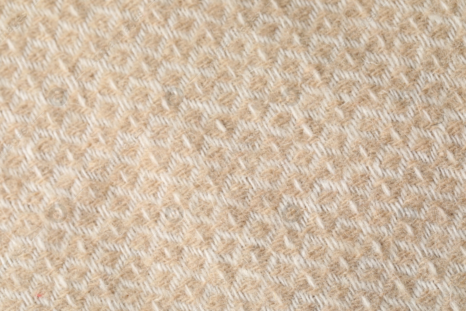 Texture of beige wool fabric as background, top view Photo of Texture of beige wool fabric as background, top view