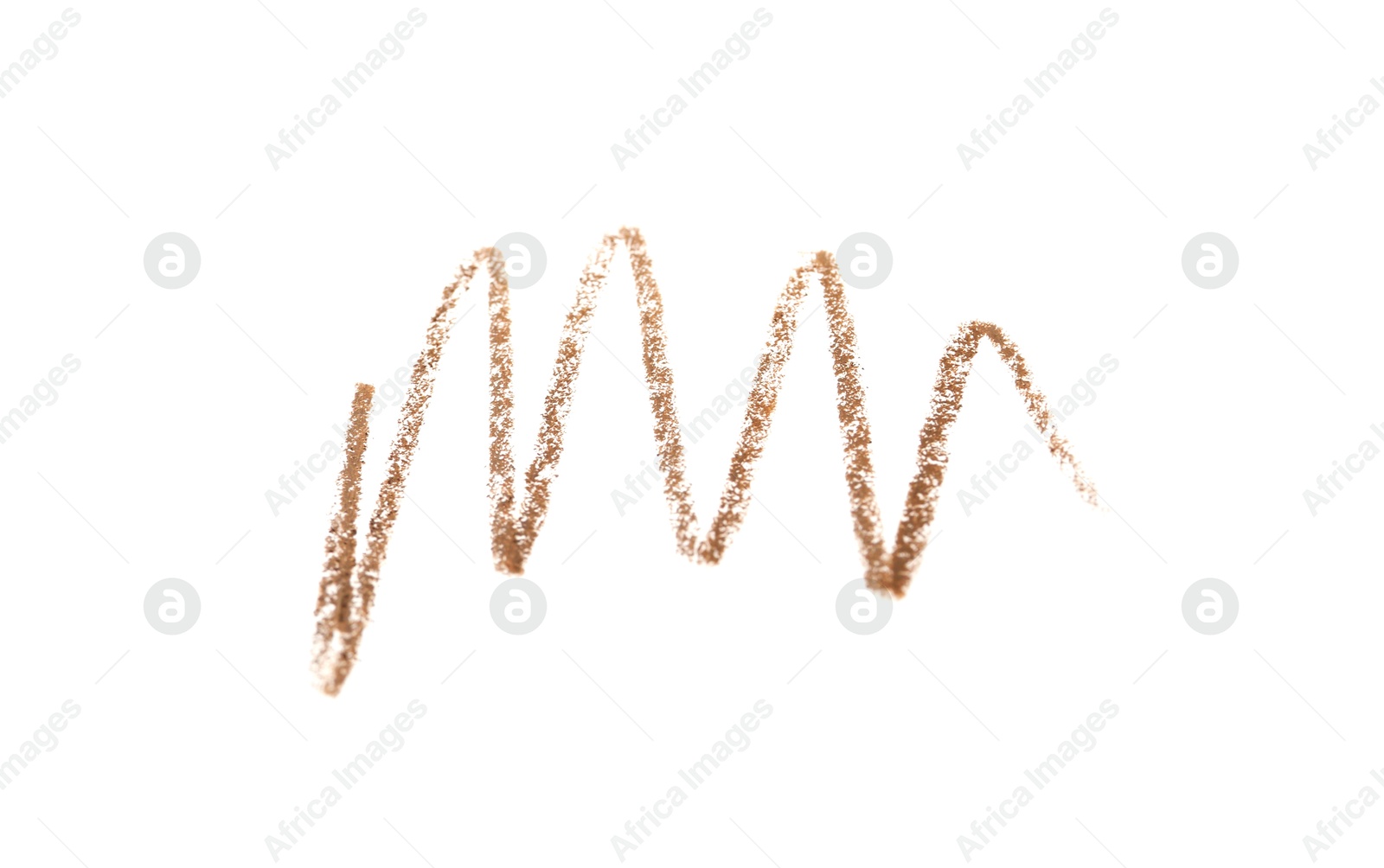 Beautiful eyebrow pencil strokes isolated on white, top view Photo of Beautiful eyebrow pencil strokes isolated on white, top view