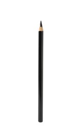 Photo of One black eyebrow pencil isolated on white