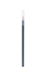 Photo of One grey eyebrow pencil isolated on white