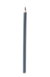 Photo of One grey eyebrow pencil isolated on white