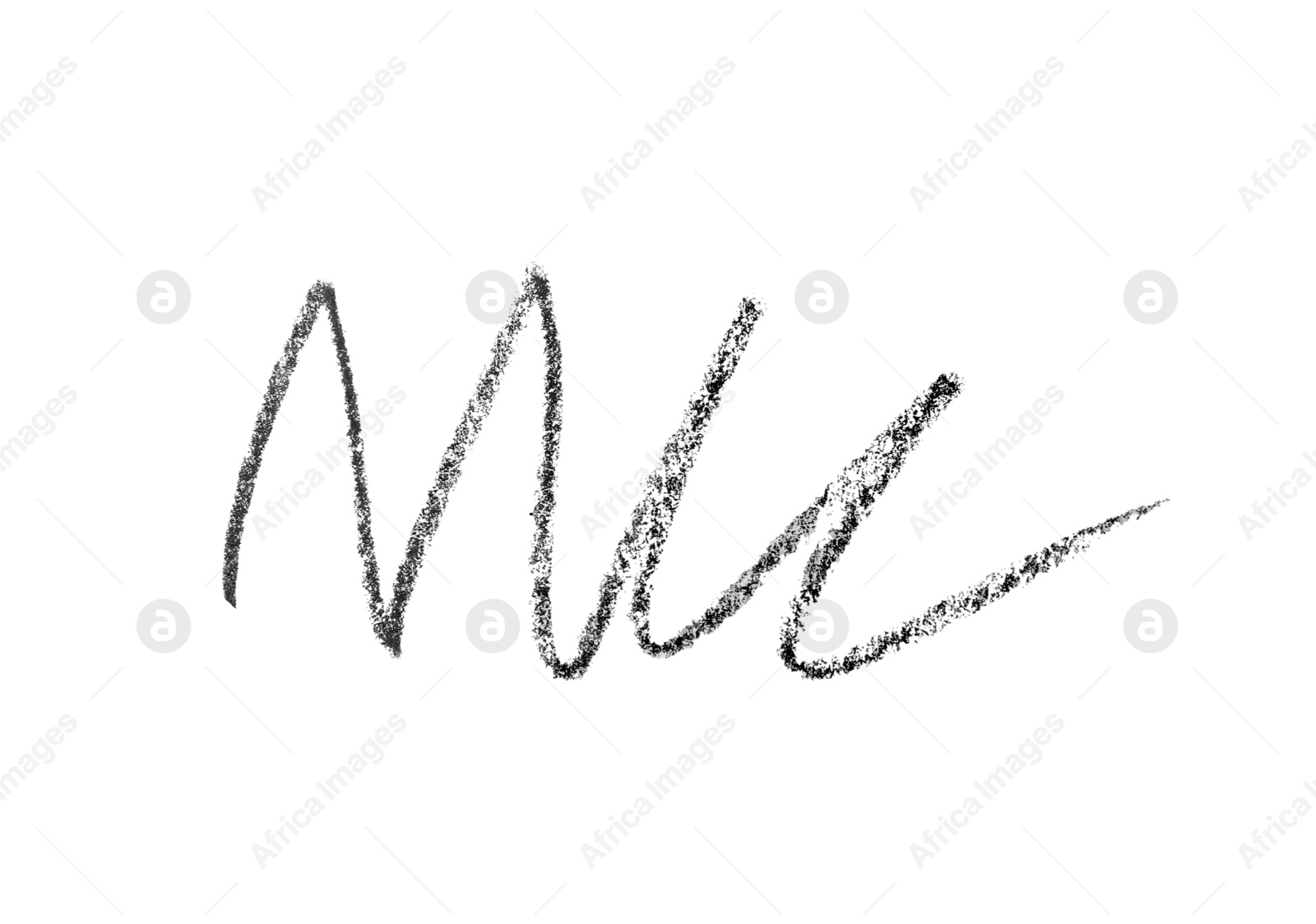 Beautiful eyebrow pencil strokes isolated on white, top view Photo of Beautiful eyebrow pencil strokes isolated on white, top view