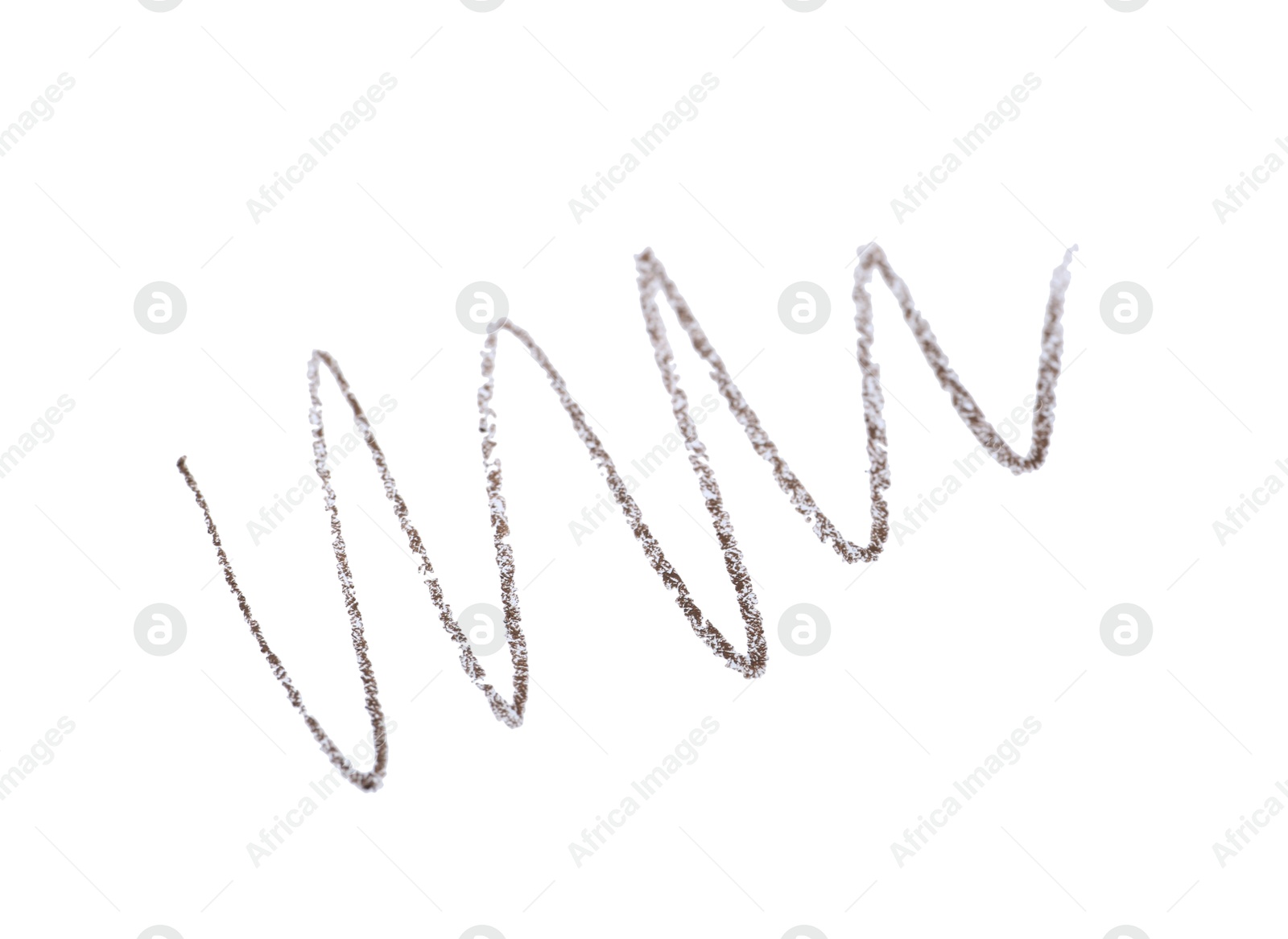 Beautiful eyebrow pencil strokes isolated on white, top view Photo of Beautiful eyebrow pencil strokes isolated on white, top view