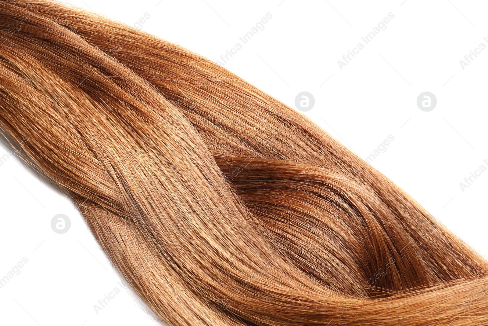 Locks of healthy shiny hair on white background Image of Locks of healthy shiny hair on white background