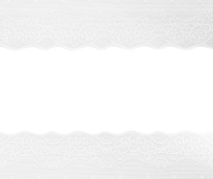 Image of Frame made of beautiful lace on white background