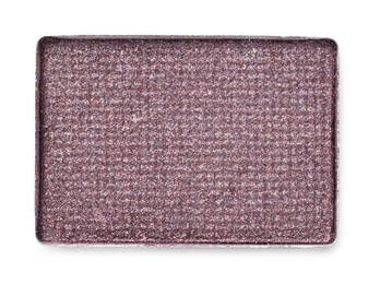 Photo of Beautiful eyeshadow refill pan isolated on white, top view
