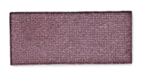 Photo of Beautiful eyeshadow refill pan isolated on white, top view