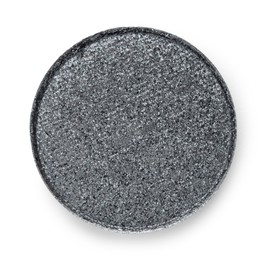 Photo of Beautiful eyeshadow refill pan isolated on white, top view