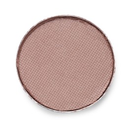 Photo of Beautiful eyeshadow refill pan isolated on white, top view